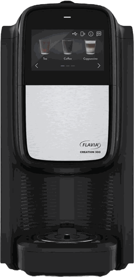 Flavia Single-Serve β provided and serviced by Thomas Miller Coffee